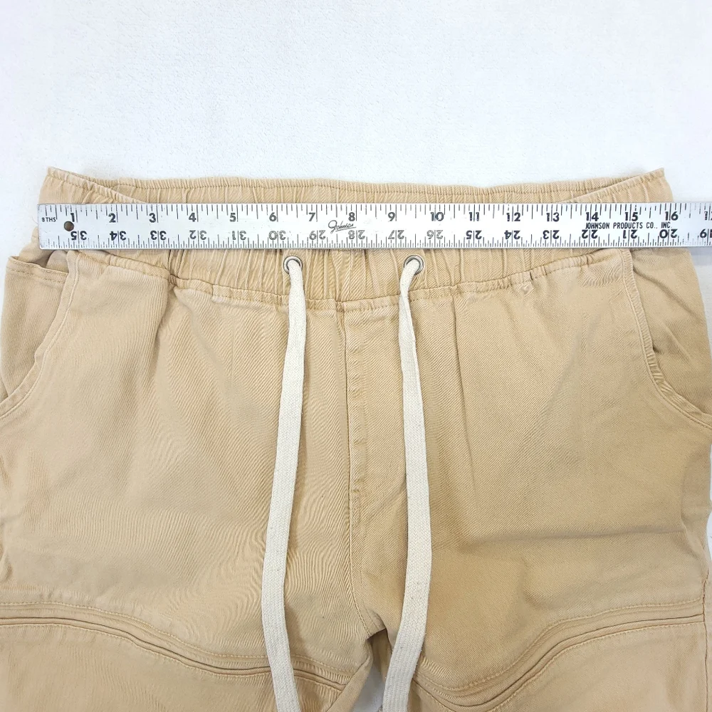 American Stitch Men’s Size XL Tan Beige Elastic Outerwear Joggers